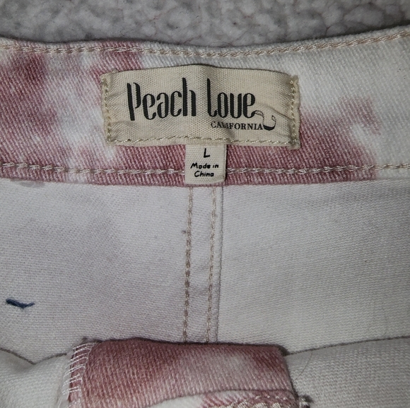 NWT Dolls Kill Trendy, Bad Ass Pink Clouds Stretchy Jeans - Picture 3 of 10